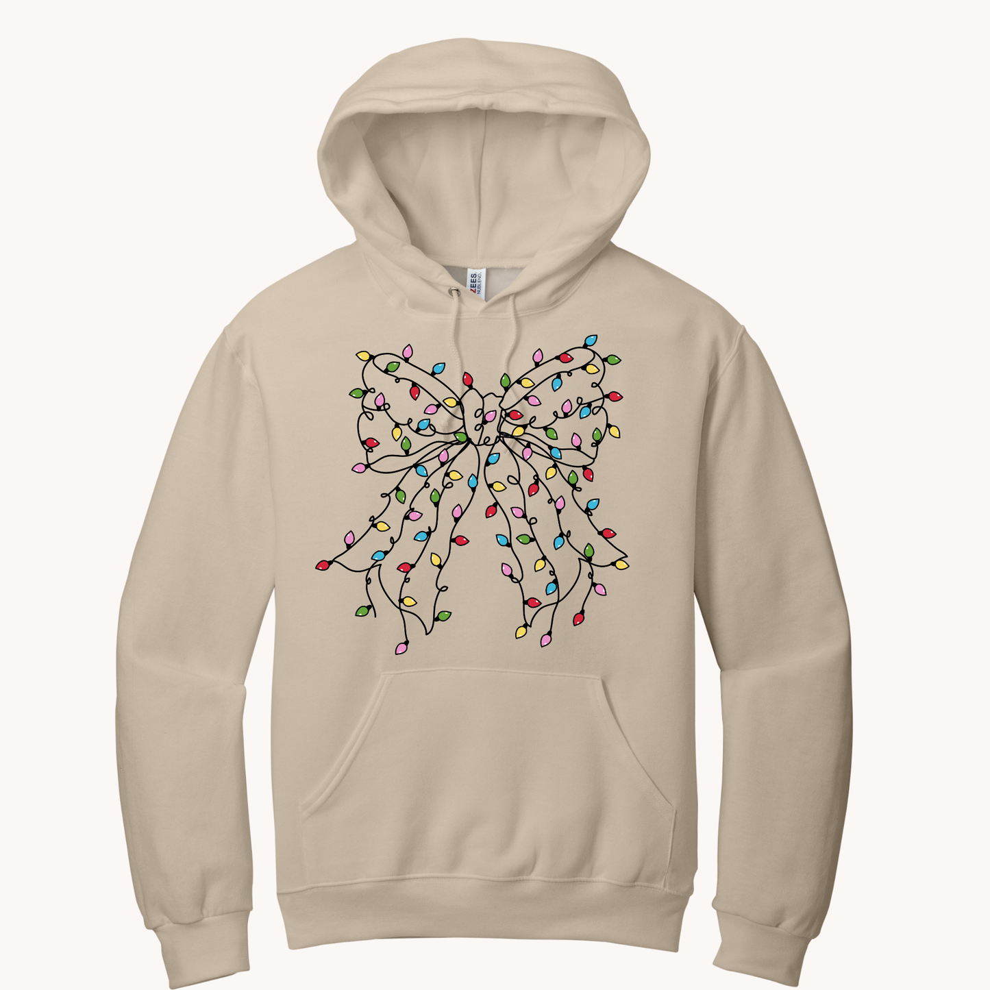 Sand Christmas Light Hoodie