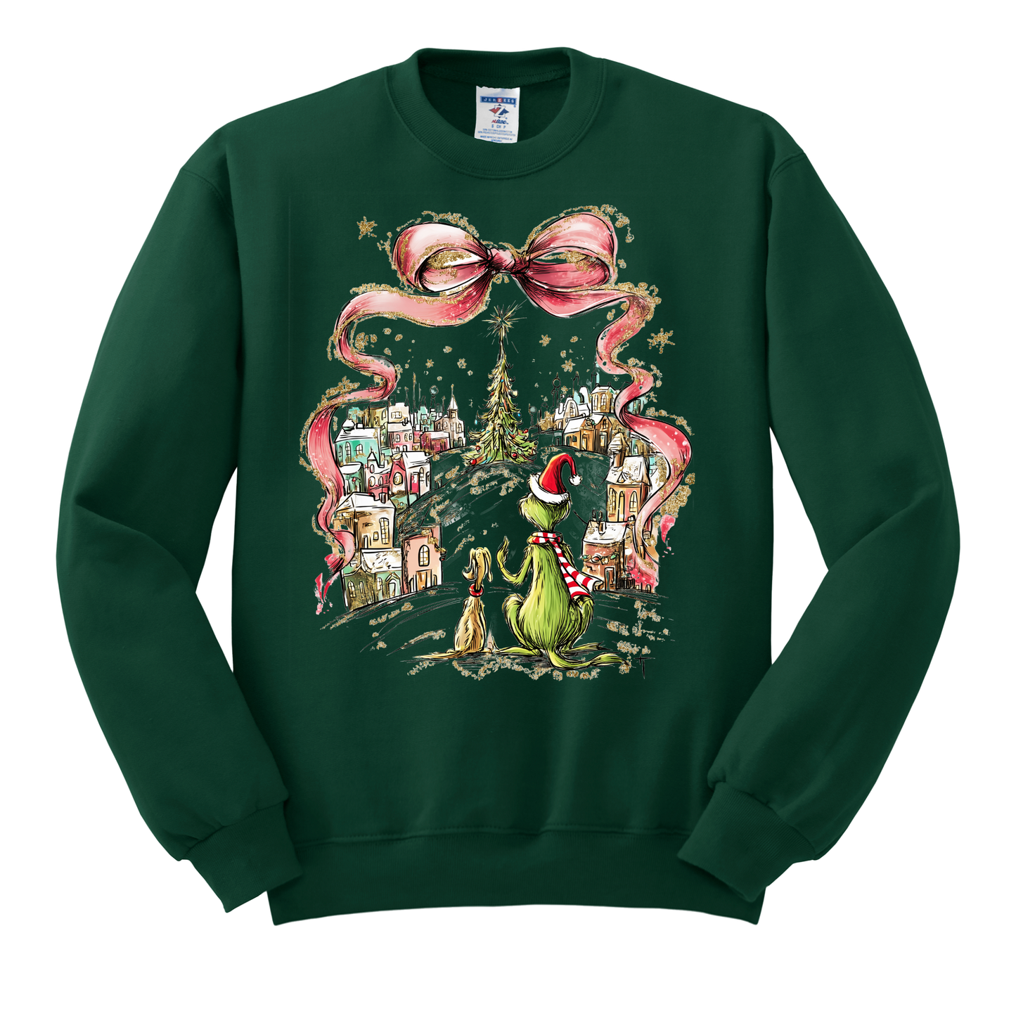 Dark Green Whoville Crewneck