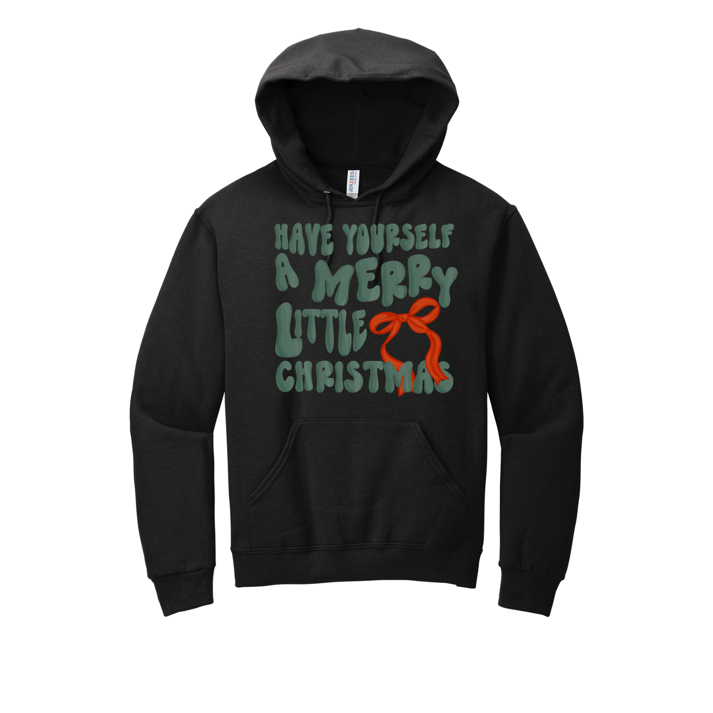 Black Merry Little Christmas Hoodie